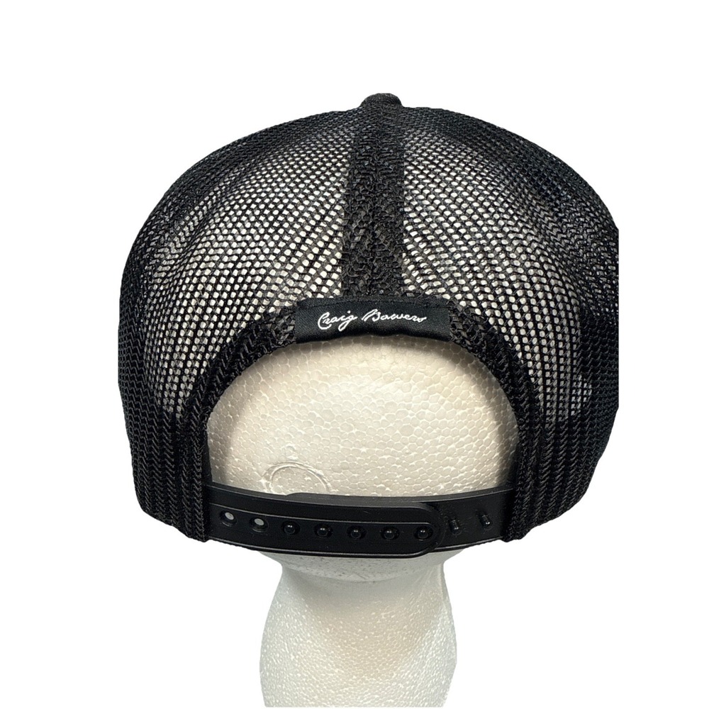 Monster Ball Crazy Bounce Golf‎ Trucker Cap Snapback Gray Black Craig Bowers NWT - Picture 3 of 9